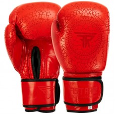 Боксерські рукавиці шкіряні Fistrage 14 унцій, червоний, код: VL-5543_14R Боксерські рукавиці шкіряні Fistrage 14 унцій, червоний, код: VL-5543_14R