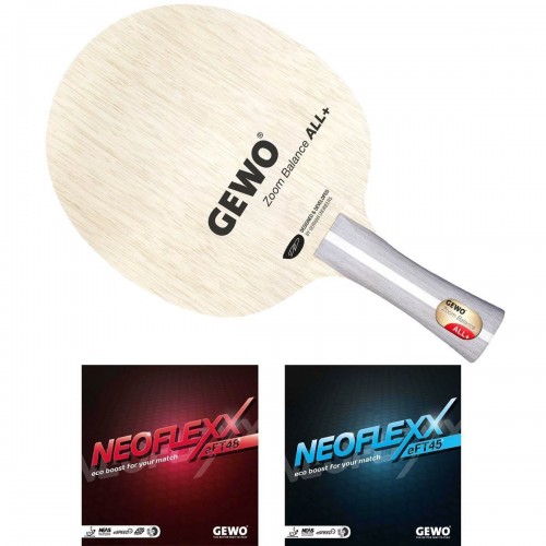 Ракетка для настільного тенісу Gewo Zoom Balance All, Neoflexx 48.0 + 45.0, ST (11640000031), код: 931329-SVA