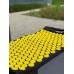 Коврик акупунктурный 4Fizjo Аппликатор Кузнецова Black/Yellow 720x420 мм, код: 4FJ0231