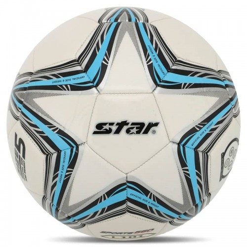 М"яч футбольний Star Sports №5 PVC, білий-м"ятний, код: SB8235-S52 М"яч футбольний Star Sports №5 PVC, білий-м"ятний, код: SB8235-S52