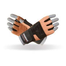 Рукавички для фітнесу MadMax Professional M, коричневий, код: MFG-269-Brown_M