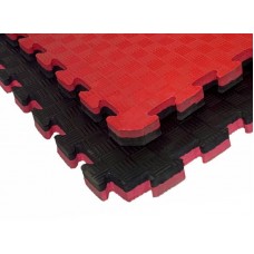 Мат-татамі ластівчин хвіст Lanor 1000х1000х20мм, червоно-чорний, код: 1298423658-E