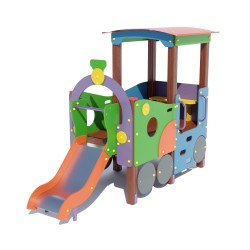 Гімнастичний комплекс Miros "Паровозик" 2060х1070х2060 мм, код: DIO403 Гімнастичний комплекс Miros "Паровозик" 2060х1070х2060 мм, код: DIO403