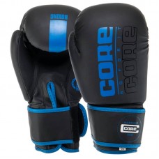 Рукавички боксерські Core 10 унцій, чорний-cиній, код: BO-8540_10BL Рукавички боксерські Core 10 унцій, чорний-cиній, код: BO-8540_10BL