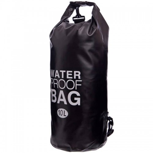 Водонепроникний гермомішок Tactical Waterproof 10 л, чорний, код: TY-6878-10_BK