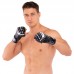Рукавиці для змішаних єдиноборств MMA Fistrage M, чорний, код: VL-4296_MBK