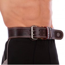 Пояс атлетичний шкіряний Velo S, довжина 100 см, чорний-коричневий, код: VL-6627_S Пояс атлетичний шкіряний Velo S, довжина 100 см, чорний-коричневий, код: VL-6627_S