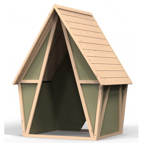 Ігровий будиночок з кипариса Exit Yuki 100, 1140х1240х1630 мм, код: 50.54.01.00