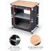 Складна кухня KingCamp Bamboo Cooking Table 750х490х820мм, чорний код: KC3904 Black