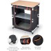 Складна кухня KingCamp Bamboo Cooking Table 750х490х820мм, чорний код: KC3904 Black