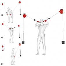 Тренажер кросовер з монтажем на стелю K-Sport ATLAS KSSL055, код: KS-192-IN Тренажер кросовер з монтажем на стелю K-Sport ATLAS KSSL055, код: KS-192-IN