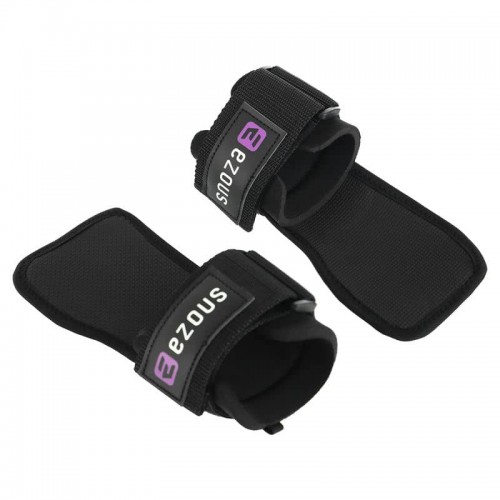 Накладки для підтягування та тяги Ezous Soft Hand Grips, 2 шт, чорний, код: D-10 Накладки для підтягування та тяги Ezous Soft Hand Grips, 2 шт, чорний, код: D-10