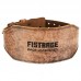 Пояс атлетичний шкіряний Fistrage 2XL, ширина-15см, коричневий, код: VL-6049_2XL