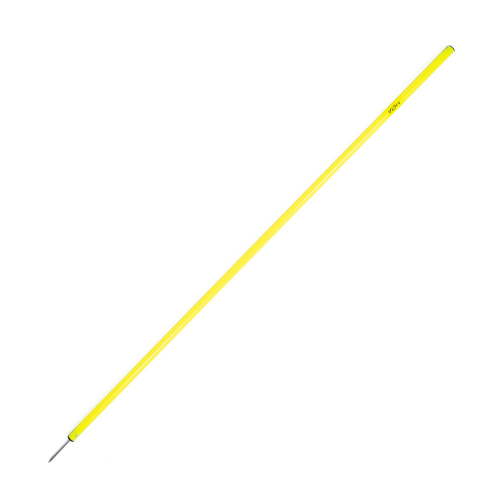 Шест тренувальний з пікою Meta Slalom Pole Simple Spike жовтий 180 см, код: 080101512817