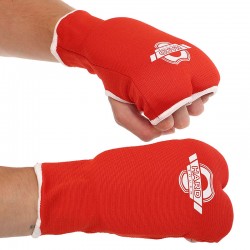 Рукавички для карате Hard Touch розмір S, червоний, код: CO-8891_SR