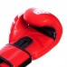 Рукавиці боксерські шкіряні на липучці Velo 10 унцій, червоний, код: VL-2208_10R-S52