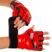 Рукавиці для змішаних єдиноборств MMA Fistrage L, червоний, код: VL-4296_LR