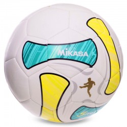 М'яч футбольний Mikasa №5 TPU жовтий-зелений, код: SWA50_YG-S52