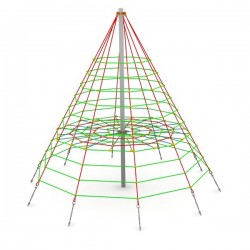 Канатний лабіринт Miros 5100х5100х4500 мм, код: LK206