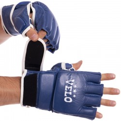 Рукавички для змішаних єдиноборств MMA Velo XL синій, код: ULI-4020_XLBL