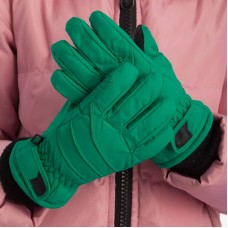 Рукавички гірськолижні теплі дитячі Camping M-L м'ятний, код: C-915_MLM Рукавички гірськолижні теплі дитячі Camping M-L м'ятний, код: C-915_MLM