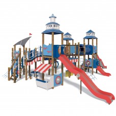 Ігровий комплекс InterAtletika Річковий вокзал Міні, 10799х10287х4836 мм, код: T920.1-SM Ігровий комплекс InterAtletika Річковий вокзал Міні, 10799х10287х4836 мм, код: T920.1-SM