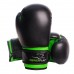 Боксерські рукавиці PowerPlay JR Classic 8 унцій, чорний-зелений, код: PP_3004JR_8oz_Black/Green