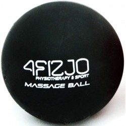 Масажний м"яч 4FIZJO Lacrosse Ball 6.25 см Black, код: P-5907222931196