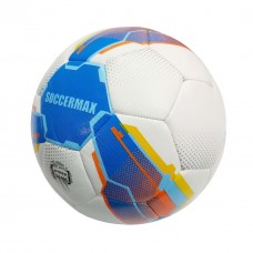 М"яч футбольний Soccer Max SM-494 №5, білий-синій, код: 00494-SNS