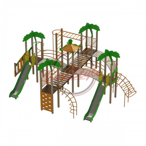 Ігровий комплекс Miros "Острів", код: DIO808HDPE