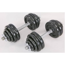 Гантелі розбірні сталеві BioGym York 2х15 кг, код: TA-8214-30 Гантелі розбірні сталеві BioGym York 2х15 кг, код: TA-8214-30