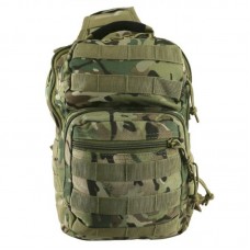 Рюкзак тактичний однолямковий Kombat UK Mini Molle Recon Shoulder Bag, мультікам, код: kb-mmrsb-btp