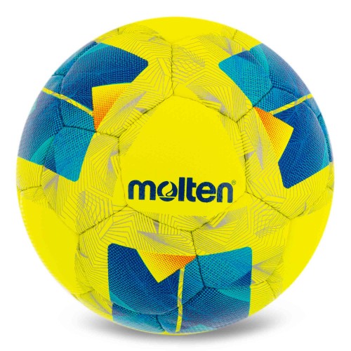 М"яч футбольний Molten №4 PU, жовтий-синій, код: F4N2811-YB-S52