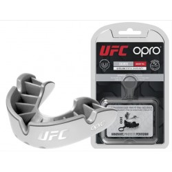 Капа Opro Silver UFC доросла (вік 11+) White/Silver, код: UFC_Silver_Wh/Sil-PP