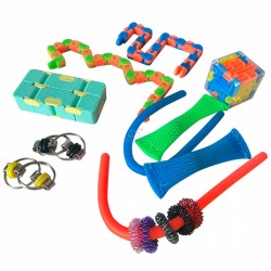 Сенсорний антистрес-набір Tia-Sport Фіджет-комфорт (17 в 1), код: sm-1364