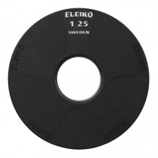 Диск тренувальний олімпійський Eleiko Vulcano 25 кг, чорний, код: 324-0250-IA