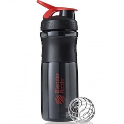 Шейкер спортивний (пляшка) BlenderBottle SportMixer Flip 28oz/820ml Black/Red, код: SM 28oz Black/Red