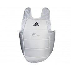 Захист тулуба Adidas з ліцензією WKF M, білий, код: 15560-842