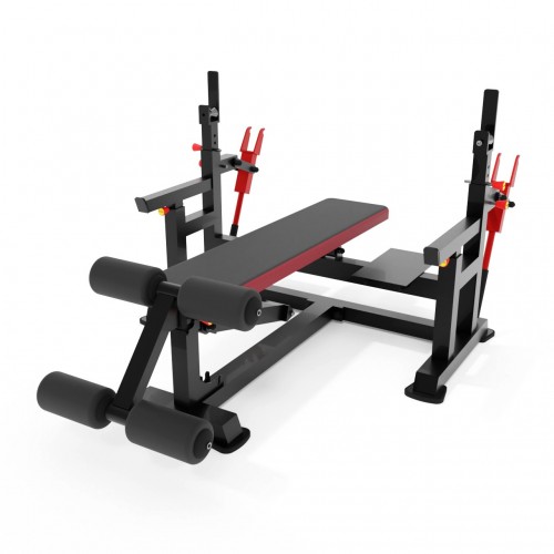 Лавка для пауерліфтингу регульована Brustyle 1700х1280х960 мм, код: TC706