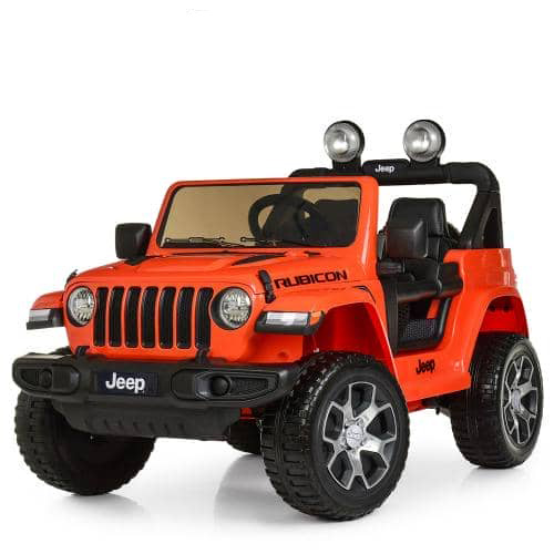 Дитячий електромобіль Джип Bambi Jeep помаранчевий, код: M 4176EBLR-7-MP