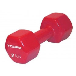 Гантель для фітнесу Toorx Vinyl 1х2 кг, код: 931129-SVA