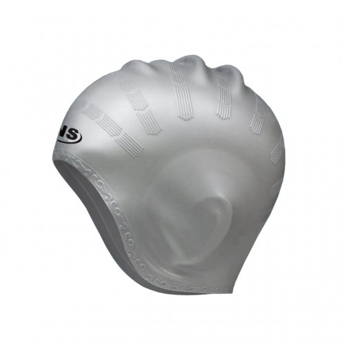 Шапочка для плавання з вухами SNS Y-830 сірий, код: 12663-SNS Шапочка для плавання з вухами SNS Y-830 сірий, код: 12663-SNS