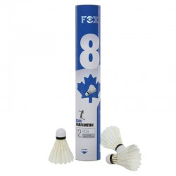 Волани для бадмінтону Fox 12 шт, білий, код: B308-S52