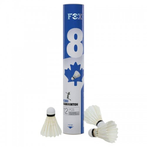 Волани для бадмінтону Fox 12 шт, білий, код: B308-S52 Волани для бадмінтону Fox 12 шт, білий, код: B308-S52