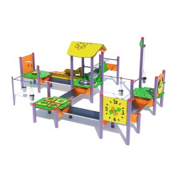 Ігровий комплекс Miros “Вулична лаболаторія” 4880х4100х2040 мм, код: DIO781