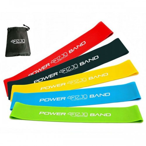 Резинки для фітнесу 4FIZJO Mini Power Band 1-20 кг, набір 5 шт, Mix, код: P-5907222931110 Резинки для фітнесу 4FIZJO Mini Power Band 1-20 кг, набір 5 шт, Mix, код: P-5907222931110