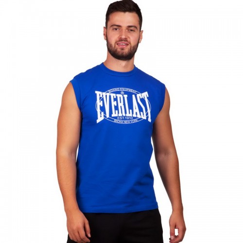 Майка компресійна спортивна чоловіча Everlast XL (52-54), синій, код: CO-3766_XLBL