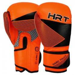 Боксерські рукавиці дитячі Hard Touch 4 унції, помаранчевий-чорний, код: BO-7709_4ORBK