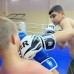 Рукавички боксерські Power POW-W 10 унцій, білий з чорними елементами, код: 14012-SNS