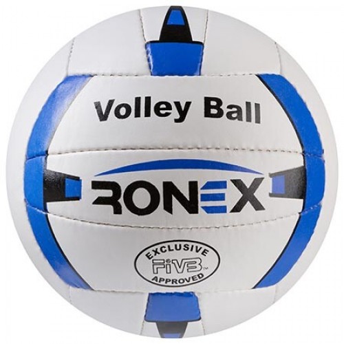 М"яч волейбольний Ronex Orignal Grippy №5 синій-білий, код: RXV-2B-WS